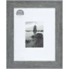 11x14 Matted To 5x7 Wide Flat Profile With White Mat Wall Frame, Grey -Luxeframe Shop 11x14 matted to 5x7 wide flat profile with white mat wall frame grey