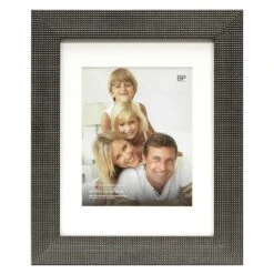 11x14 Matted To 8x10 Dotted Poster Wall Frame, Champagne