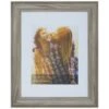 11x14 Matted To 8x10 Scoop With White Mat Wall Frame, Whitewash -Luxeframe Shop 11x14 matted to 8x10 scoop with white mat wall frame whitewash