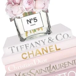 12X16 Framed Glam Books Canvas Wall Art -Luxeframe Shop 12x16 framed glam books canvas wall art 1