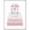 12X16 Framed Glam Books Canvas Wall Art -Luxeframe Shop 12x16 framed glam books canvas wall art
