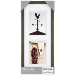 2-Opening Pick & Mix Blackwash Photo Frame, 9x20 -Luxeframe Shop 2 opening pick mix blackwash photo frame 9x20 2