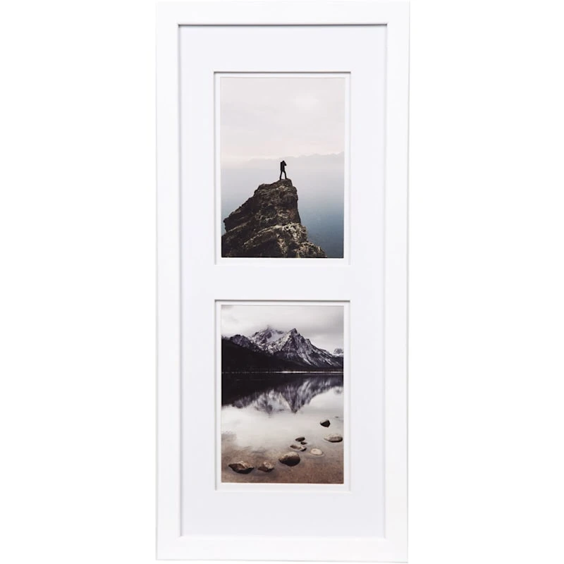 2-Opening Pick & Mix White Photo Frame, 5x7 1 2-Opening Pick & Mix White Photo Frame, 5x7