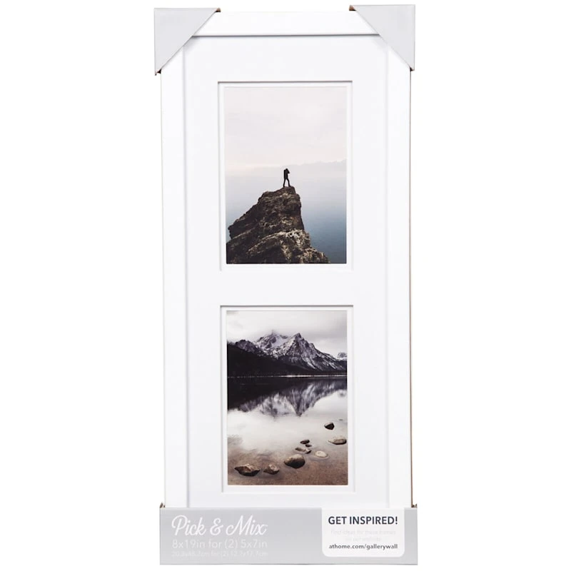 2-Opening Pick & Mix White Photo Frame, 5x7 2 2-Opening Pick & Mix White Photo Frame, 5x7 - Image 2