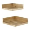 2-Piece Natural Wall Ledge Set, 17" -Luxeframe Shop 2 piece natural wall ledge set 17