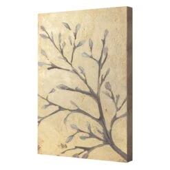 2-Piece Tan Trees Canvas Wall Art Set, 12x18 -Luxeframe Shop 2 piece tan trees canvas wall art set 12x18 2