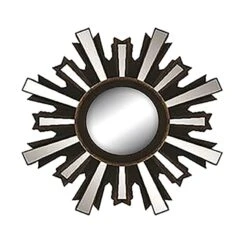 3-Piece Brown Wall Mirror Set -Luxeframe Shop 3 piece brown wall mirror set 3