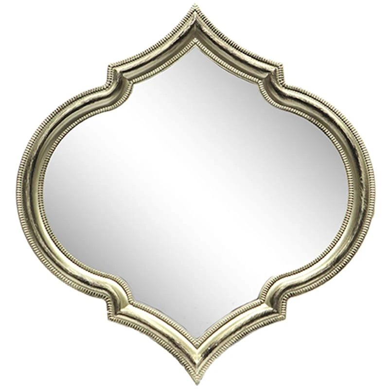 3-Piece Champagne Wall Mirror Set, 10" 2 3-Piece Champagne Wall Mirror Set, 10" - Image 2