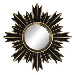 3-Piece Gold Accent Wall Mirror Set -Luxeframe Shop 3 piece gold accent wall mirror set 6