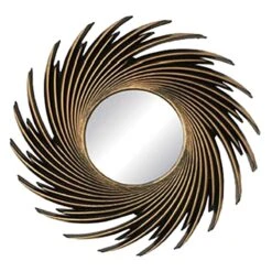 3-Piece Gold Framed Ornate Accent Wall Mirror Set -Luxeframe Shop 3 piece gold framed ornate accent wall mirror set 2