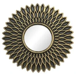 3-Piece Gold Framed Ornate Accent Wall Mirror Set -Luxeframe Shop 3 piece gold framed ornate accent wall mirror set 3