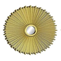 3-Piece Gold Wall Mirror Set, 10" 7 3-Piece Gold Wall Mirror Set, 10" -Luxeframe Shop 3 piece gold wall mirror set 10 3