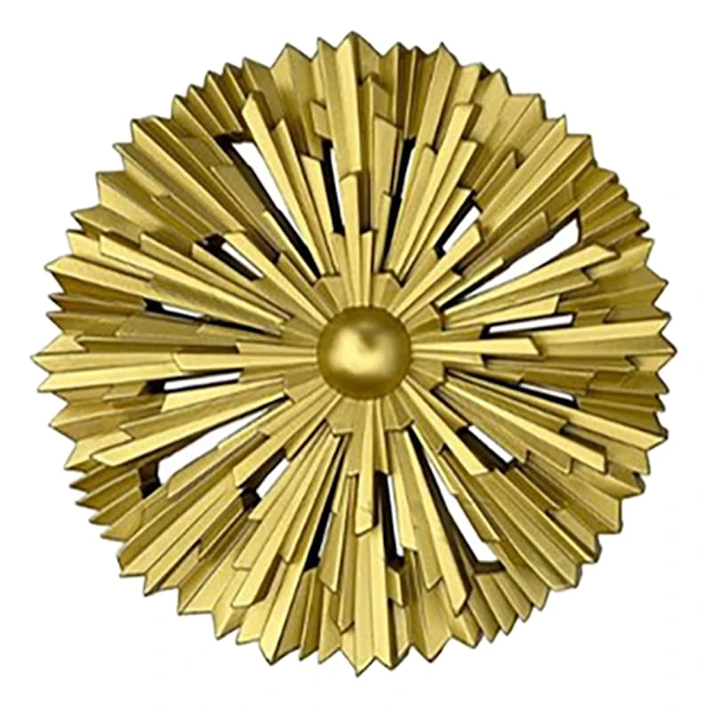 3-Piece Gold Wall Mirror Set, 10" 5 3-Piece Gold Wall Mirror Set, 10" - Image 5