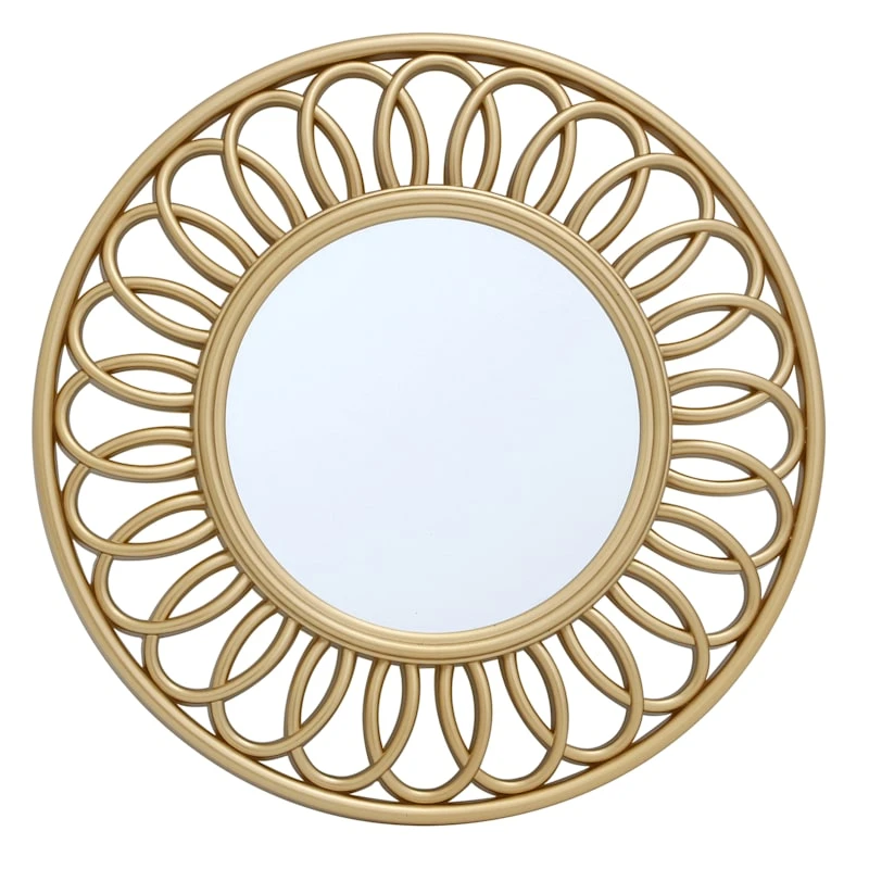 3-Piece Gold Wall Mirror Set 12 3-Piece Gold Wall Mirror Set - Image 12