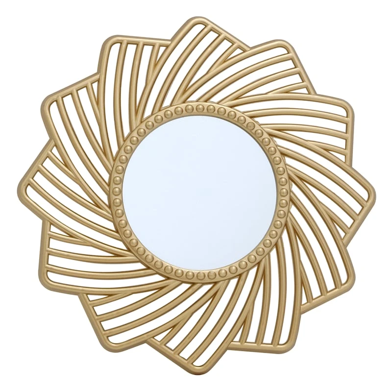 3-Piece Gold Wall Mirror Set 13 3-Piece Gold Wall Mirror Set - Image 13