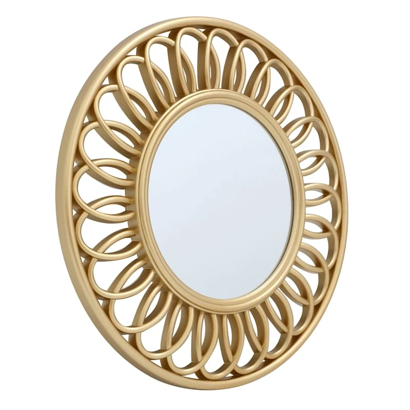 3-Piece Gold Wall Mirror Set 14 3-Piece Gold Wall Mirror Set - Image 14