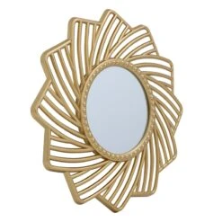 3-Piece Gold Wall Mirror Set 33 3-Piece Gold Wall Mirror Set -Luxeframe Shop 3 piece gold wall mirror set 14
