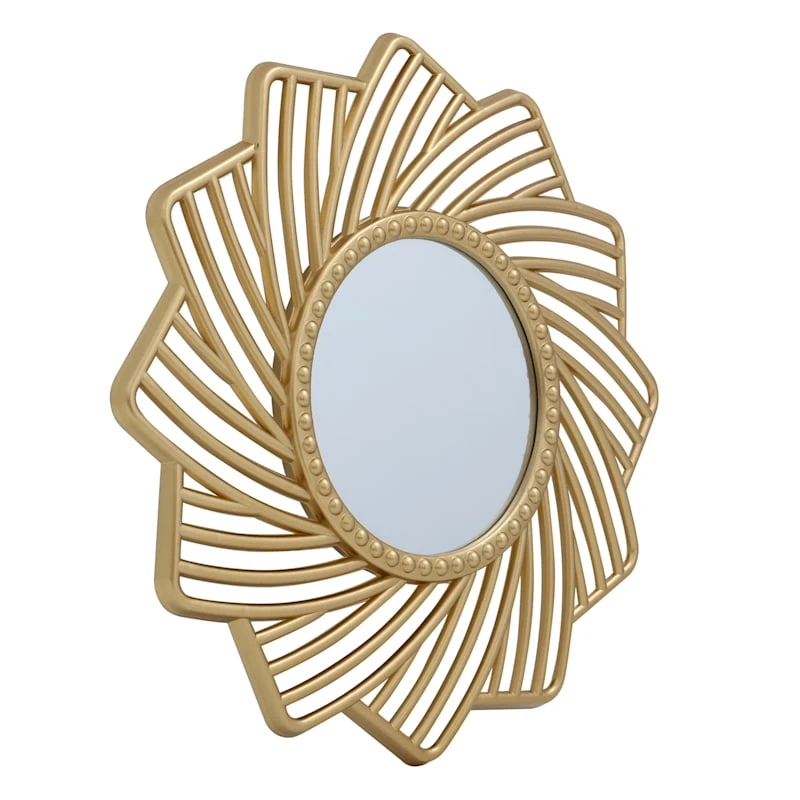 3-Piece Gold Wall Mirror Set 15 3-Piece Gold Wall Mirror Set - Image 15
