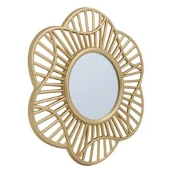 3-Piece Gold Wall Mirror Set 34 3-Piece Gold Wall Mirror Set -Luxeframe Shop 3 piece gold wall mirror set 15