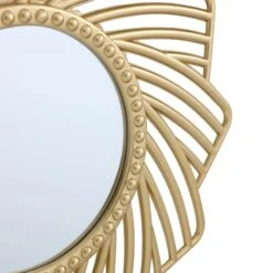 3-Piece Gold Wall Mirror Set 37 3-Piece Gold Wall Mirror Set -Luxeframe Shop 3 piece gold wall mirror set 18