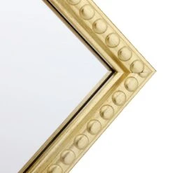 3-Piece Hello Gorgeous Gold Framed Wall Mirror Set, 10" -Luxeframe Shop 3 piece hello gorgeous gold framed wall mirror set 10 10
