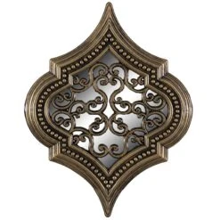 3-Piece Ornate Bronze Wall Mirror Set, 18x24 5 3-Piece Ornate Bronze Wall Mirror Set, 18x24 -Luxeframe Shop 3 piece ornate bronze wall mirror set 18x24 3