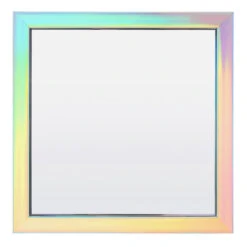 3-Piece Rainbow Framed Wall Mirror Set, 10" -Luxeframe Shop 3 piece rainbow framed wall mirror set 10 2