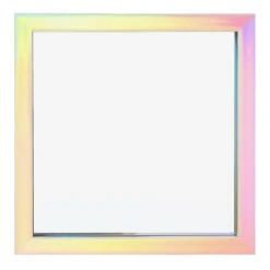 3-Piece Rainbow Framed Wall Mirror Set, 10" -Luxeframe Shop 3 piece rainbow framed wall mirror set 10 3