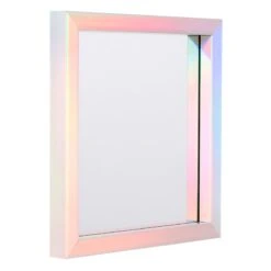3-Piece Rainbow Framed Wall Mirror Set, 10" -Luxeframe Shop 3 piece rainbow framed wall mirror set 10 4