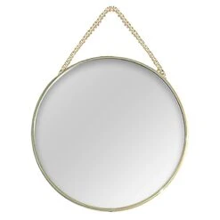3-Piece Round Mirror Set W/Chain Hanger 7 3-Piece Round Mirror Set W/Chain Hanger -Luxeframe Shop 3 piece round mirror set w chain hanger 3