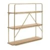 3-Tier Faux Wood Square Wall Shelf, 20" 3 3-Tier Faux Wood Square Wall Shelf, 20" -Luxeframe Shop 3 tier faux wood square wall shelf 20