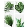4-Piece Leaves Collection Canvas Wall Art, 8x10 4 4-Piece Leaves Collection Canvas Wall Art, 8x10 -Luxeframe Shop 4 piece leaves collection canvas wall art 8x10 1