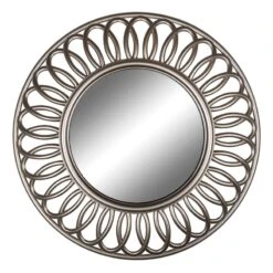 5-Piece Framed Round Wall Mirror Set -Luxeframe Shop 5 piece framed round wall mirror set 2