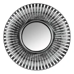 5-Piece Metallic Framed Round Wall Mirror Set, 10" -Luxeframe Shop 5 piece metallic framed round wall mirror set 10 2