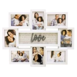 8-Opening White Love Collage, 22x17