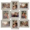 9-Opening White Collage Photo Frame, 21" -Luxeframe Shop 9 opening white collage photo frame 21