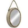 Accent Round Hanging Wall Mirror, 12x21 -Luxeframe Shop accent round hanging wall mirror 12x21 1