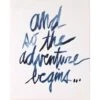 And So The Adventure Begins Canvas Wall Art, 16x20 -Luxeframe Shop and so the adventure begins canvas wall art 16x20 1