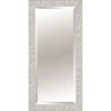 Antique White Floral Wood Framed Wall Mirror, 30x54 -Luxeframe Shop antique white floral wood framed wall mirror 30x54 1