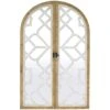 Arch Window Overlay Wall Mirror, 27x43 -Luxeframe Shop arch window overlay wall mirror 27x43 1