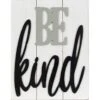 Be Kind Wall Sign, 14x18 -Luxeframe Shop be kind wall sign 14x18 1