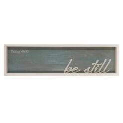 Be Still Wall Sign, 8x30