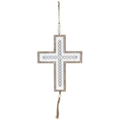 Beaded Wall Cross, 12x15