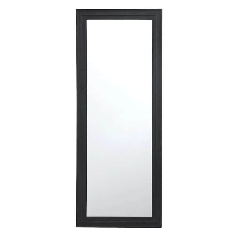 Becky Black Framed Wall Mirror, 24x58 1 Becky Black Framed Wall Mirror, 24x58