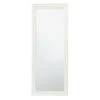 Becky White Framed Wall Mirror, 24x58 -Luxeframe Shop becky white framed wall mirror 24x58 1