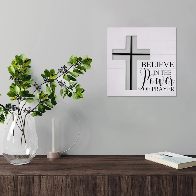 Believe In The Power Of Prayer Wall Art, 12" 2 Believe In The Power Of Prayer Wall Art, 12" - Image 2