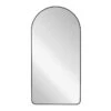 Black Arch Leaner Mirror, 24x48 -Luxeframe Shop black arch leaner mirror 24x48 1
