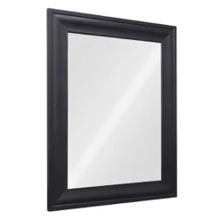 Black Barb Framed Wall Mirror, 22x28