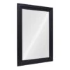 Black Barb Framed Wall Mirror, 24x36 -Luxeframe Shop black barb framed wall mirror 24x36 1