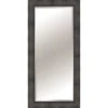 Black Embossed Dots Brushed Platinum Floor Mirror, 32x66 -Luxeframe Shop black embossed dots brushed platinum floor mirror 32x66 1